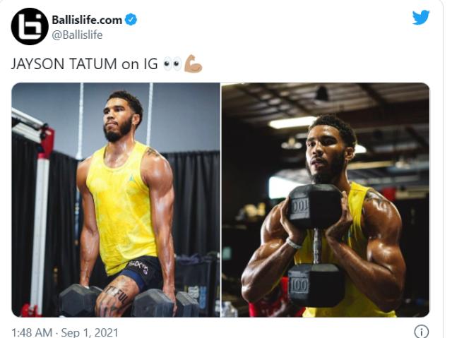 爱游戏平台-休赛期塔图姆疯狂增肌 新季他与绿军将有何改变？